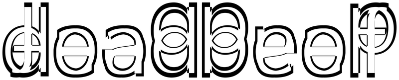 Ambigram for deadbeef in Ntailu